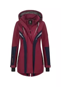 Куртка-пальто из софтшелла Rock Creek, винно-красный