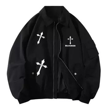 Куртка Пальто Унисекс BEAR UNION, черный