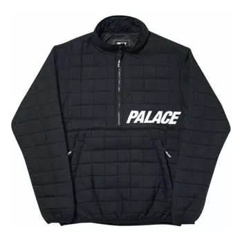 Куртка PALACE Armour Jacket Black Alphabet Printing Long Sleeves Stay Warm Unisex, черный