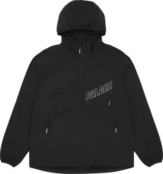 Куртка Palace Slant Zip Shell Jacket 'Black', черный