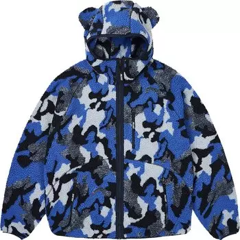 Куртка Palace Teddy Fleece 'Blue Camo', синий