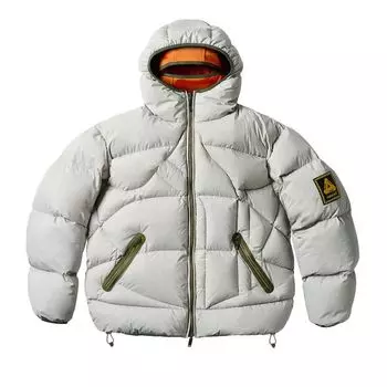 Куртка Palace x Maharishi Temple Puffa Jacket 'Ice', серый