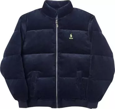 Куртка Palace x Ralph Lauren Corduroy Down Jacket 'Aviator Navy', синий