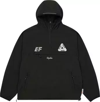 Куртка Palace x Rapha EF Education First Pullover Jacket 'Black', черный