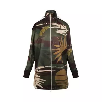 Куртка Palm Angels Hawaiian Camo Long Track Jacket Military Green, зеленый