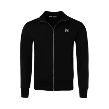 Куртка Palm Angels Monogram Track 'Black/Off White', черный