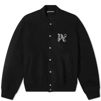 Куртка Palm Angels Monogram Varsity, черный