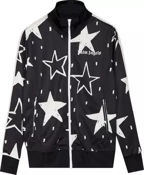 Куртка Palm Angels Night Sky Track Jacket 'Black/White', черный