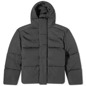 Куртка Pangaia Flwrdwn Recycled Nylon Short Puffer, черный