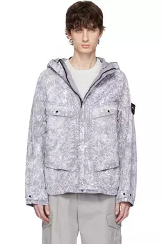 Куртка-парашют stretch-tc Stone Island, серый