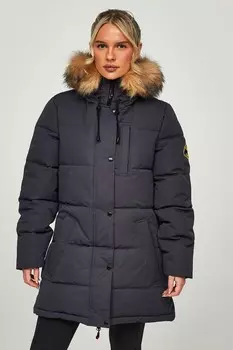 Куртка парка гошава Zavetti Canada, серый