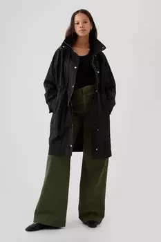 Куртка парка из нейлона Gap, черный