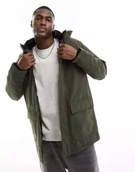 Куртка-парка Jack & Jones цвета хаки