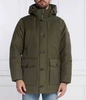 Куртка-парка мужская Tommy Hilfiger с капюшоном, зеленый