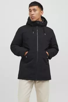 Куртка парка с капюшоном Jack & Jones, черный
