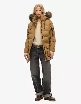 Куртка-парка Superdry Microfiber Expedition Parka цвета песчаника