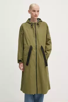 Куртка-парка United Colors of Benetton, зеленый