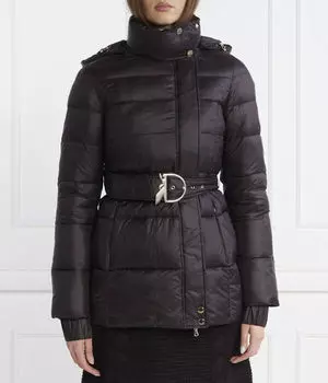 Куртка Patrizia Pepe Regular Fit с поясом, черный