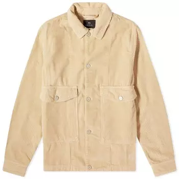 Куртка Paul Smith Cord Overshirt, коричневый