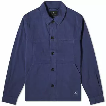 Куртка Paul Smith Cotton Overshirt, синий