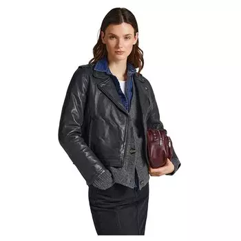Куртка Pepe Jeans Moon Leather, черный