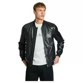 Куртка Pepe Jeans Torno leather, черный