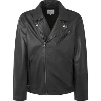 Куртка Pepe Jeans Valen Leather, черный