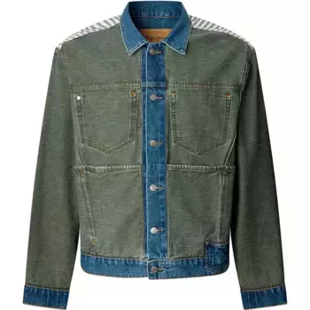 Куртка Pepe Jeans W11 Reverse denim, зеленый