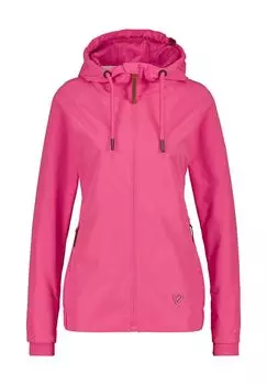 Куртка-переход BettyAK A, эмблема в виде сердца, капюшон, женская ALIFE AND KICKIN, цвет Pink Cyclame