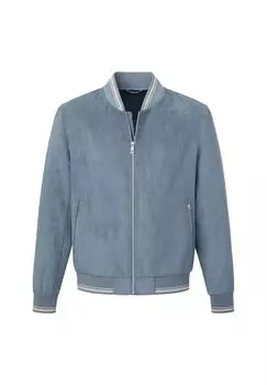 Куртка-переходник из экокожи Modern Fit EXMORE S4 JACKETS, цвет Mid Blue