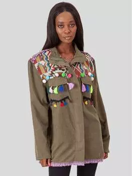 Куртка-Переходник оверсайз Perso, хаки