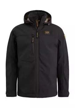 Куртка-переходник, воротник стойка, капюшон, мужская PME LEGEND, цвет Black Onyx