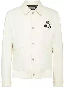 Куртка Philipp Plein Racing Club, нейтральный