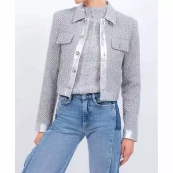 Куртка Phoebe в серебристом цвете Central Park West, серебряный