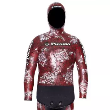 Куртка Picasso Thermal Skin Spearfishing 7 mm, красный