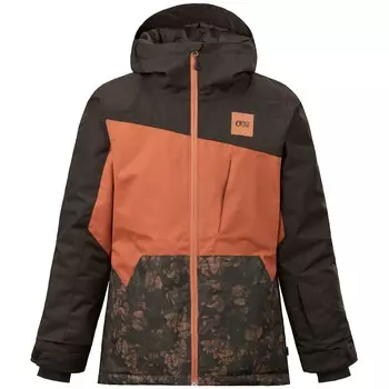 Куртка Picture Organic Clothing для девочек, черный / красный / желтый