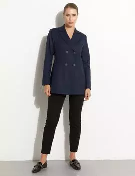 Куртка-пиджак Marbled Темно-синяя Kayra