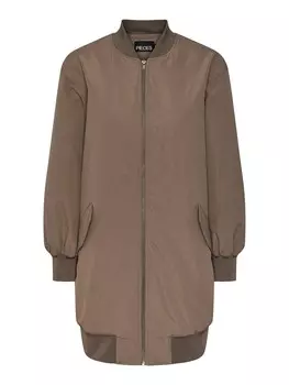 Куртка PIECES Between-Season Sina, серо-коричневый