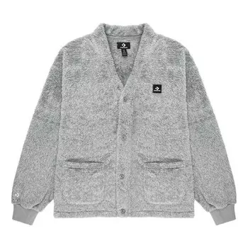 Куртка pile fur cardigan 'grey' Converse, серый