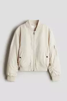Куртка пилота H&M, бежевый
