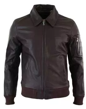 Куртка пилота Harrington Bomber MA1 TruClothing, цвет burgundy