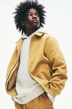 Куртка пилота с покрытием H&M, бежевый