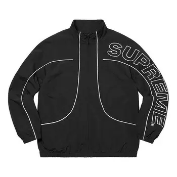 Куртка piping track jacket 'black white' Supreme, черный