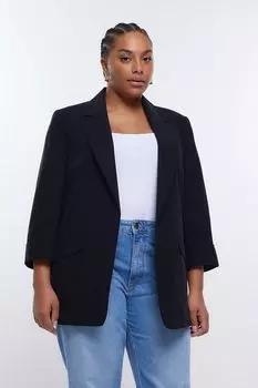 Куртка плюс River Island, черный