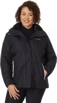 Куртка Plus Size Bugaboo II Fleece Interchange Jacket Columbia, цвет Black/White