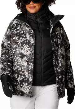 Куртка Plus Size Whirlibird IV Interchange Jacket Columbia, цвет Black Iceblooms Print
