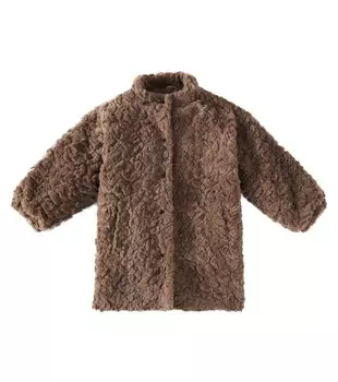 Куртка-плюшевый мишка Мила Donsje, цвет brown teddy