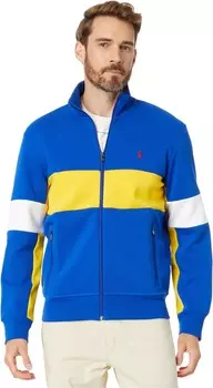Куртка Polo Ralph Lauren Double-Knit Track Jacket, цвет Pacific Royal Multi