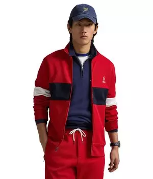Куртка Polo Ralph Lauren Double Knit Track Jacket, цвет Red Multi
