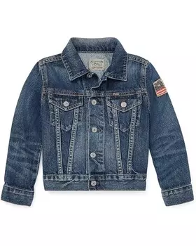 Куртка Polo Ralph Lauren Kids Cotton Denim Trucker Jacket, цвет Gordon Wash